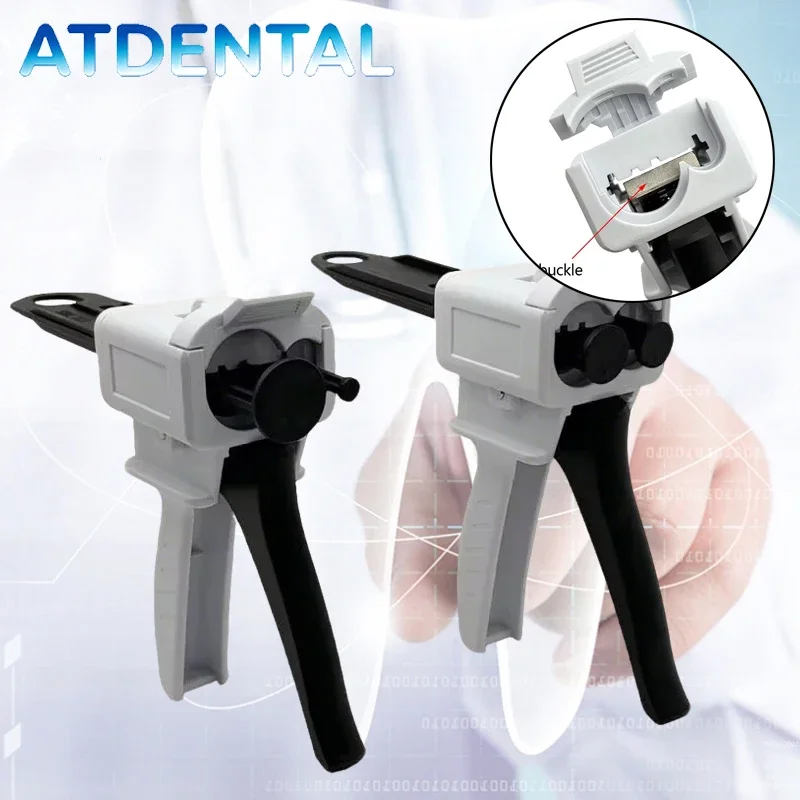 Dental Silicone Gun 1:1 1:2 Universal For Impression Material Mixing Dispenser Caulking Tools Dental Lab Equipment
Dental Silicone Gun 1:1 1:2 Universal For Impression Material Mixing Dispenser Caulking Tools Dental Lab Equipment