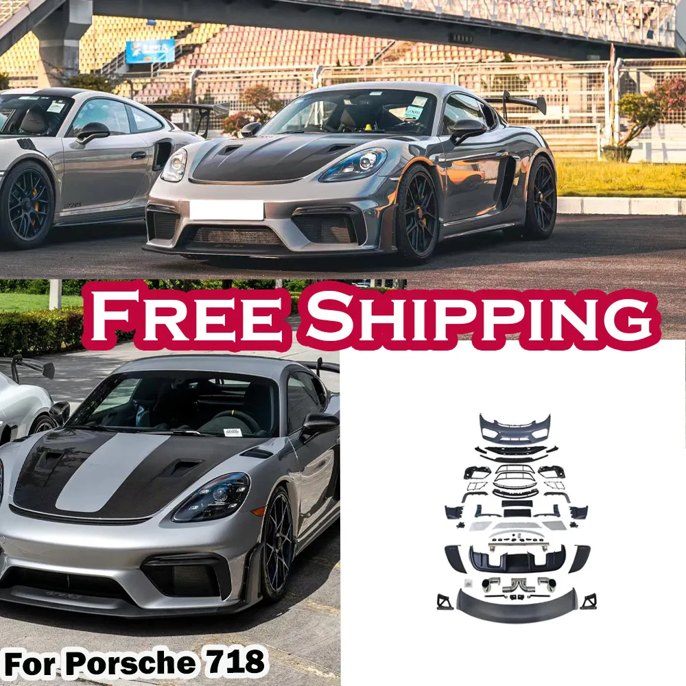 Car Bodykit Assembly For Porsche 718 Cayman Boxster Upgrade Modified to NEW Porsche GT4 2017 Bodykit Accessories
Car Bodykit Assembly For Porsche 718 Cayman Boxster Upgrade Modified to NEW Porsche GT4 2017 Bodykit Accessories
