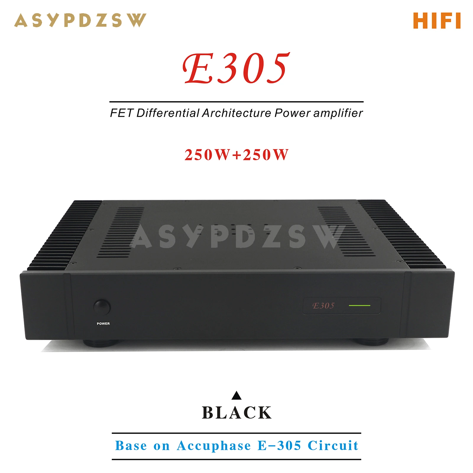 HIFI E305 FET Differential Architecture Power amplifier Base on Accuphase E-305 Circuit 250W+250W
HIFI E305 FET Differential Architecture Power amplifier Base on Accuphase E-305 Circuit 250W+250W