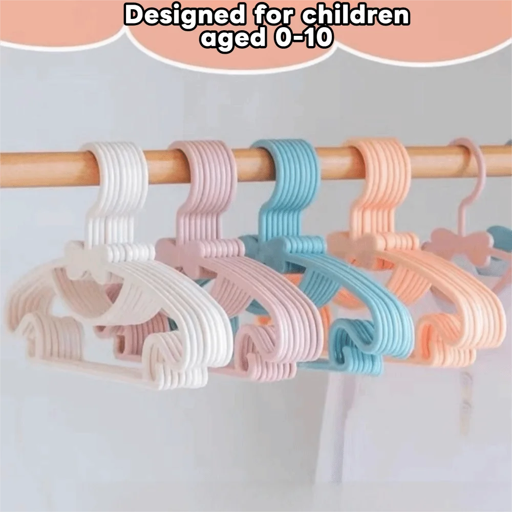 30Pcs Plastic Material Baby Clothes Racks Portable Cute Bowknot Kids Clothing Hangers Space-Saving 2 Side Hooks Closet Organizer
30Pcs Plastic Material Baby Clothes Racks Portable Cute Bowknot Kids Clothing Hangers Space-Saving 2 Side Hooks Closet Organizer