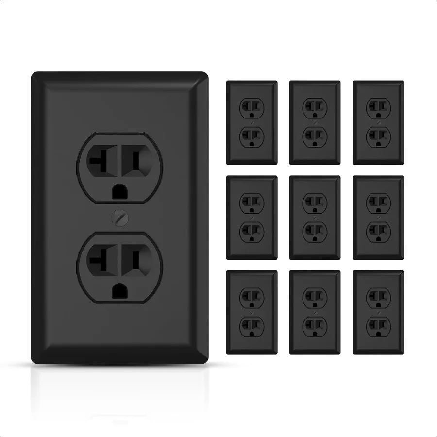 Duplex Receptacle Outlets HeavyDuty Electrical Power Socket for Commercial and Residential 20Amp NonTamper Resistant Outlet 2 P
Duplex Receptacle Outlets HeavyDuty Electrical Power Socket for Commercial and Residential 20Amp NonTamper Resistant Outlet 2 P