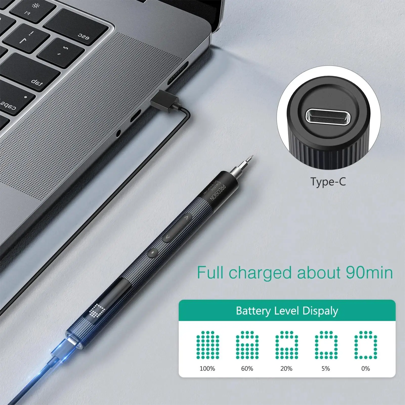 Electric Screwdriver Set 50 In 1 Mini Screwdriver Tool 3 Torque Settings LED Light Watch Screw Drive For Home Electronics
Electric Screwdriver Set 50 In 1 Mini Screwdriver Tool 3 Torque Settings LED Light Watch Screw Drive For Home Electronics