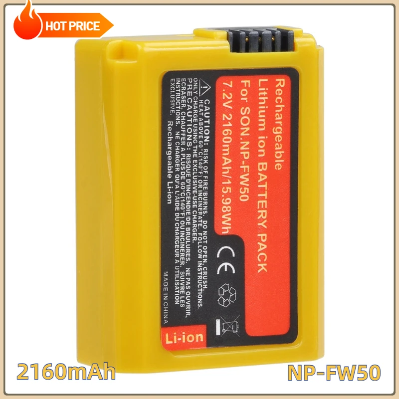 For Sony Alpha A6500 A6400 A7 7R A7R A7R II A7II NEX-3 NEX-5 ZV-E10L DuraPro NP-FW50 Bateria NPFW50 Battery
For Sony Alpha A6500 A6400 A7 7R A7R A7R II A7II NEX-3 NEX-5 ZV-E10L DuraPro NP-FW50 Bateria NPFW50 Battery