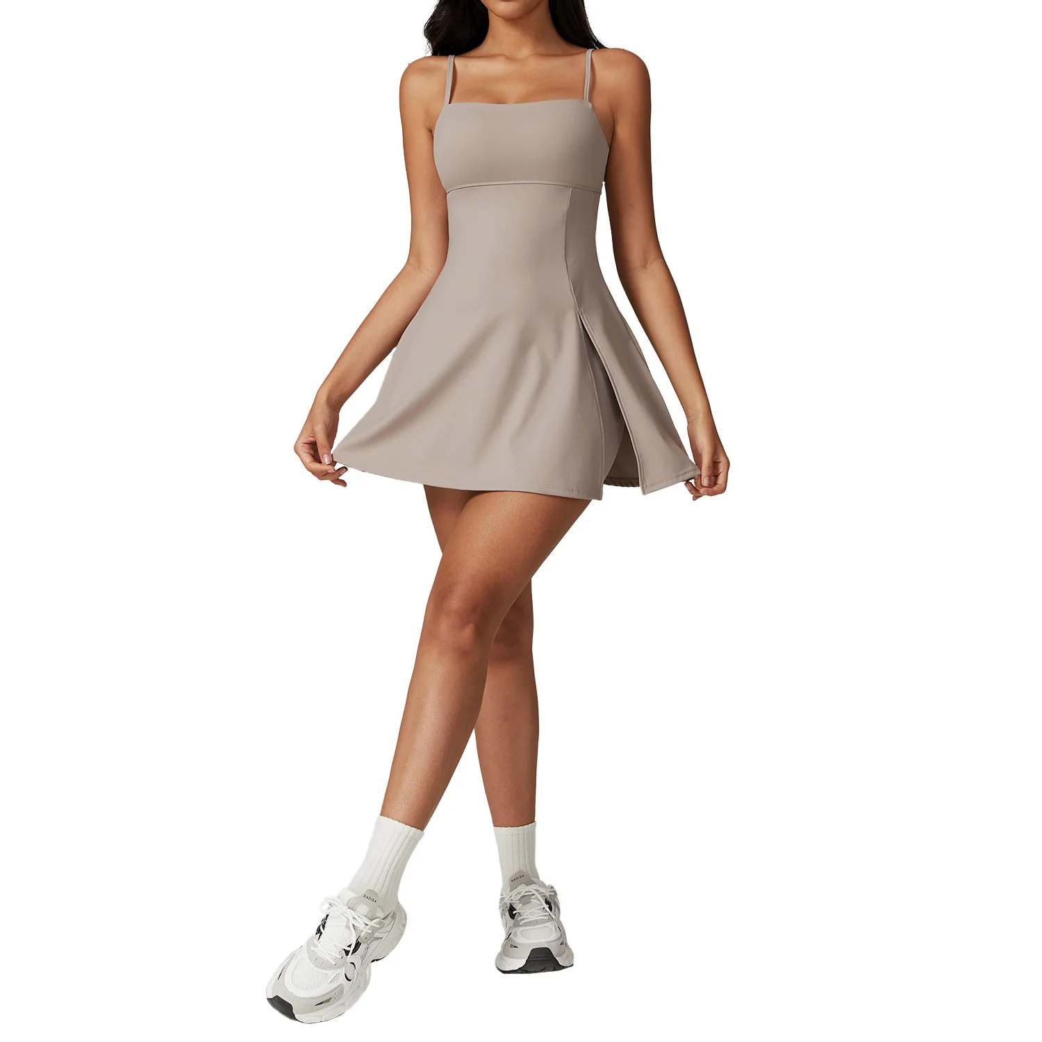 Maxdutti Anti Glare Base Sports Dress With Chest Cushion, Breathable Outdoor Golf Back Yoga Tennis Skirt Woman Clothes Dress
Maxdutti Anti Glare Base Sports Dress With Chest Cushion, Breathable Outdoor Golf Back Yoga Tennis Skirt Woman Clothes Dress