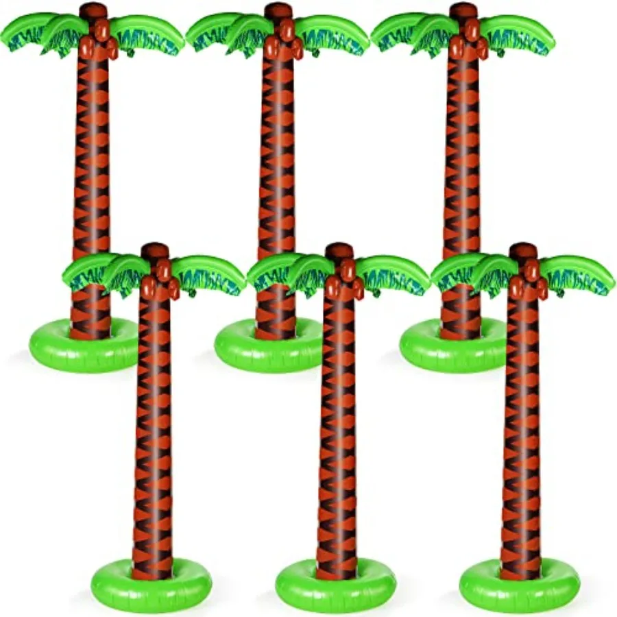 6 Pack Giant Inflatable Palm Trees 5.5 Ft, Blow up Palm Tree Decorations for Summer Luau Hawaiian Pool Party, Tropical Birthday
6 Pack Giant Inflatable Palm Trees 5.5 Ft, Blow up Palm Tree Decorations for Summer Luau Hawaiian Pool Party, Tropical Birthday