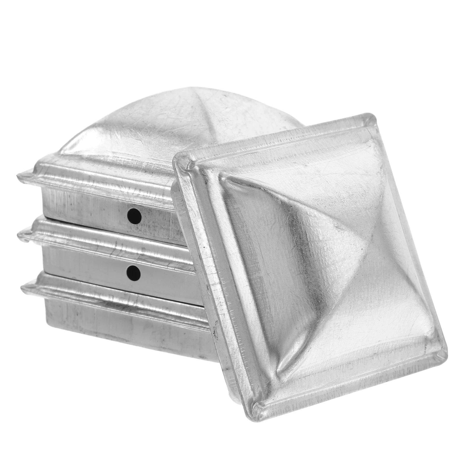 4 Pcs Column Cap Post Caps Square Fence Toppers Zinc Steel Durable Fence Post Covers Outdoor Protector Vinyl Deck Cover
4 Pcs Column Cap Post Caps Square Fence Toppers Zinc Steel Durable Fence Post Covers Outdoor Protector Vinyl Deck Cover