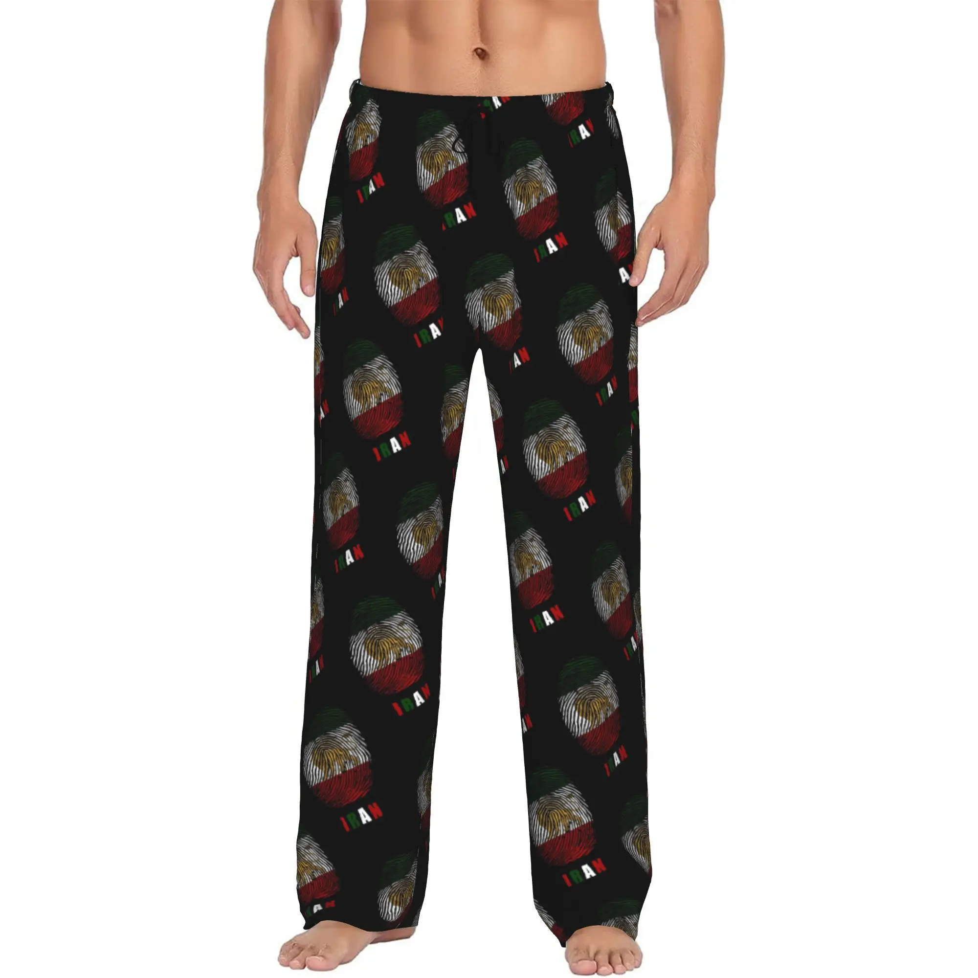 Custom Men's Iran Flag Persian Winged Lion Pajama Pants Print Sleep Sleepwear Bottoms with Pockets
Custom Men's Iran Flag Persian Winged Lion Pajama Pants Print Sleep Sleepwear Bottoms with Pockets
