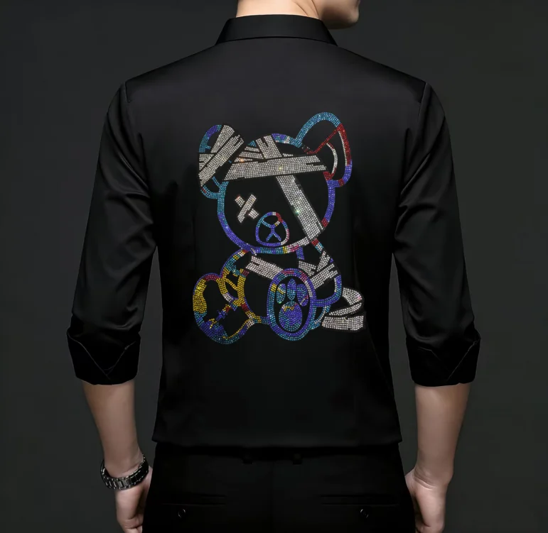Designer Brand 2026 Fashion Men's Rhinestone Shirt Luxury Daily Casual Shirt
Designer Brand 2026 Fashion Men's Rhinestone Shirt Luxury Daily Casual Shirt