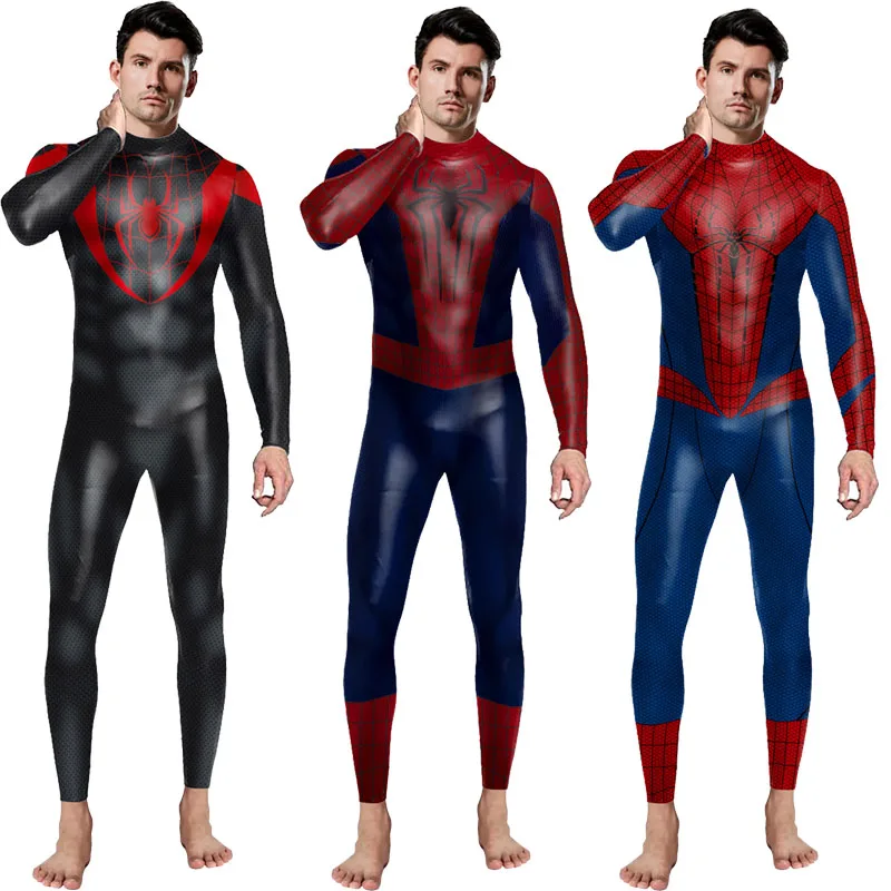 Spider Cosplay Costume for Men Superhero 3D Printed Jumpsuit Halloween Carnival Party Performance Stage Outfit Zentai Bodysuits
Spider Cosplay Costume for Men Superhero 3D Printed Jumpsuit Halloween Carnival Party Performance Stage Outfit Zentai Bodysuits