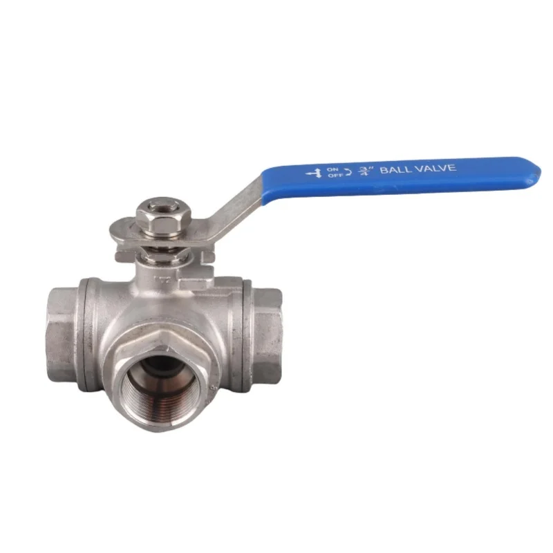 1pc Stainless Steel SUS304 Pipe Ball Valve Three Way T Type Female Thread 3/4" DN20
1pc Stainless Steel SUS304 Pipe Ball Valve Three Way T Type Female Thread 3/4" DN20
