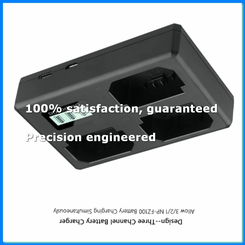 NP-FZ100 NPFZ100 Battery 3 Slot Charger for Camera Alpha A7R3 A6600 A6700 A7M3 ARR4 A7R4 A7R5 A7III ZV-E1 FX3-ABVP
NP-FZ100 NPFZ100 Battery 3 Slot Charger for Camera Alpha A7R3 A6600 A6700 A7M3 ARR4 A7R4 A7R5 A7III ZV-E1 FX3-ABVP
