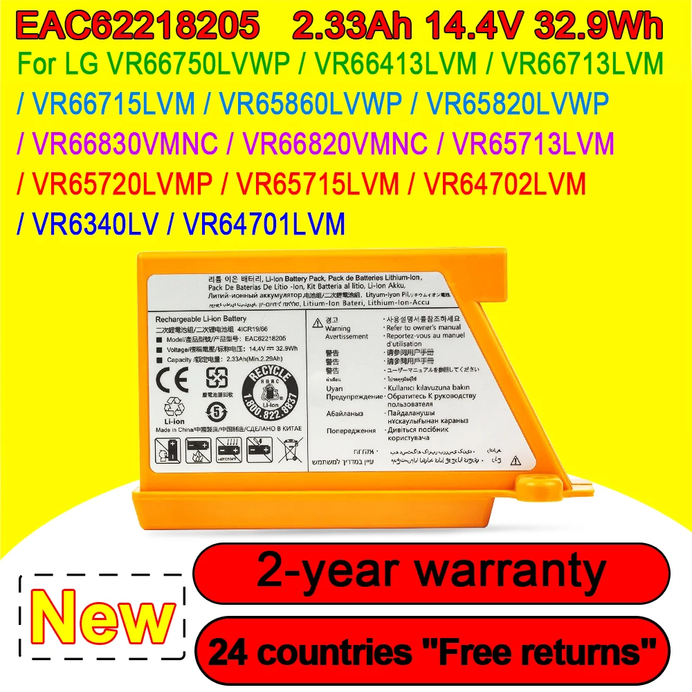 Новинка EAC62218205 для LG робот-уборка EAC60766107 EAC60766109 EAC62218207 VR6260LVM R76TIM M970I VR5940L 32,9 Втч
Новинка EAC62218205 для LG робот-уборка EAC60766107 EAC60766109 EAC62218207 VR6260LVM R76TIM M970I VR5940L 32,9 Втч