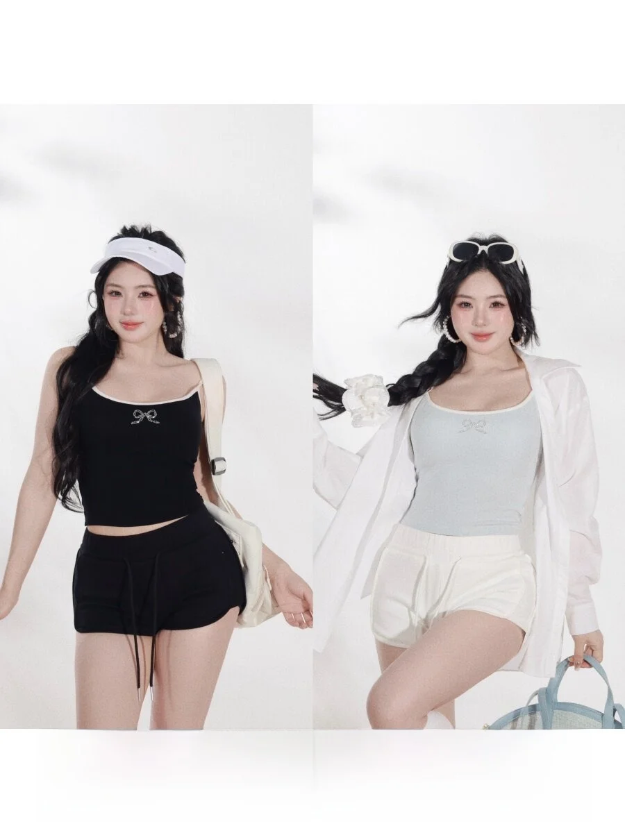 Cute Face Hero Fashionable Short Shorts Loose Shirt Rhinestone Pendant Versatile Women's Spring Outfit Three-Piece Set
Cute Face Hero Fashionable Short Shorts Loose Shirt Rhinestone Pendant Versatile Women's Spring Outfit Three-Piece Set