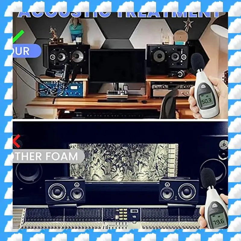 ONGE, 12 шт., шестиугольные акустические панели, 12 х 10 х 0,4 дюйма, для звукоизоляции студий звукозаписи, офисов, домашних студий
ONGE, 12 шт., шестиугольные акустические панели, 12 х 10 х 0,4 дюйма, для звукоизоляции студий звукозаписи, офисов, домашних студий