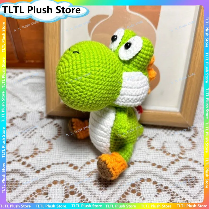 Handmade Crochet Yoshi Plush Toy Cute Cartoon Dinosaur Plush Doll Pendant Keychain Bag Charm Woven Knitted Ornament Gift
Handmade Crochet Yoshi Plush Toy Cute Cartoon Dinosaur Plush Doll Pendant Keychain Bag Charm Woven Knitted Ornament Gift