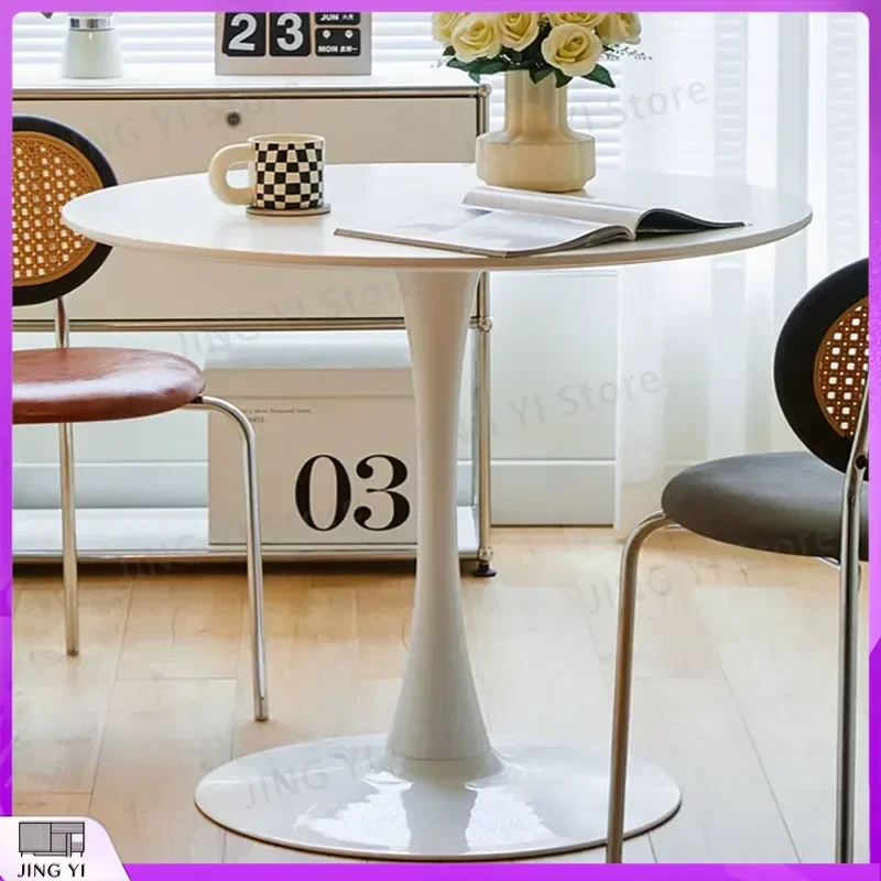 Small Round Coffee Table for Milk Tea Shop Tulip Style Balcony Living Room Casual White Desk Set Home Office Furniture
Small Round Coffee Table for Milk Tea Shop Tulip Style Balcony Living Room Casual White Desk Set Home Office Furniture