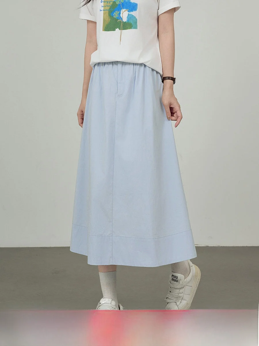 Blue A-Line High Waist Casual Skirt Women's Summer 2026 New Style Slimming Design Versatile Large Flounce Skirt
Blue A-Line High Waist Casual Skirt Women's Summer 2026 New Style Slimming Design Versatile Large Flounce Skirt