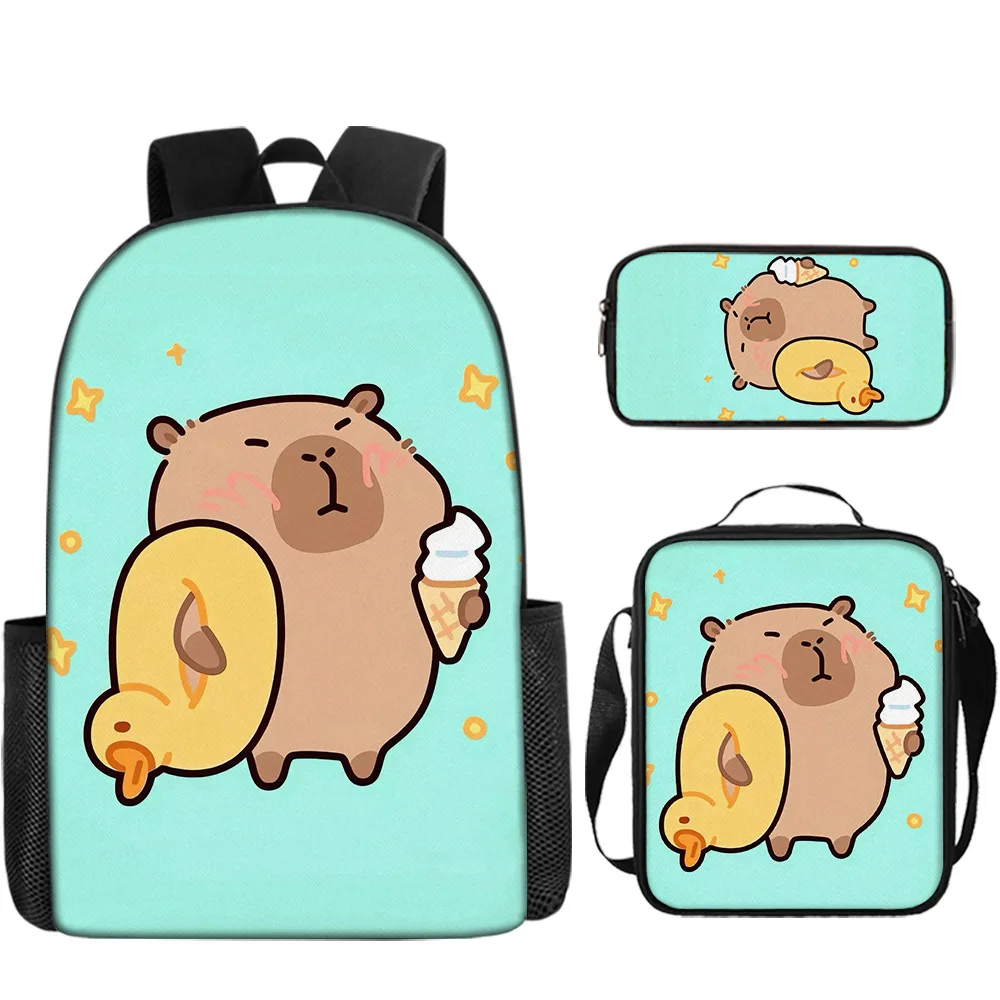 Luxury Popular Funny Novelty capybara 3D Printed 3pcs/Set pupil School Bags Laptop Daypack Backpack Lunch bag Pencil Case
Luxury Popular Funny Novelty capybara 3D Printed 3pcs/Set pupil School Bags Laptop Daypack Backpack Lunch bag Pencil Case