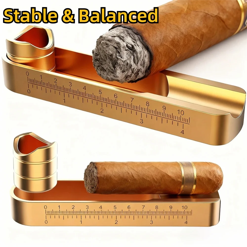Cigar Ashtray Holder Set Aluminum Metal CNC Surface Treatment Ash Holder Luxury Smoking Accessories
Cigar Ashtray Holder Set Aluminum Metal CNC Surface Treatment Ash Holder Luxury Smoking Accessories