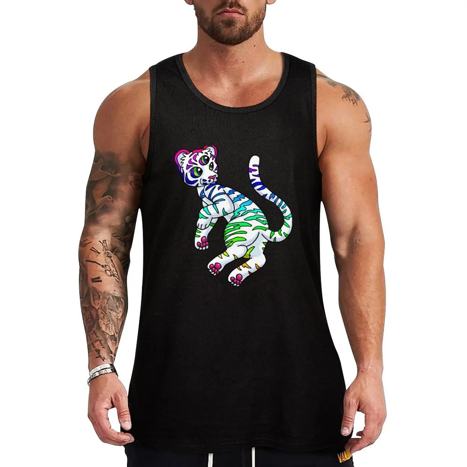 Clairvoyant Tiger Cub Tank Top t-shirts man sleeveless Men's t-shirts summer clothes Vest for boy
Clairvoyant Tiger Cub Tank Top t-shirts man sleeveless Men's t-shirts summer clothes Vest for boy