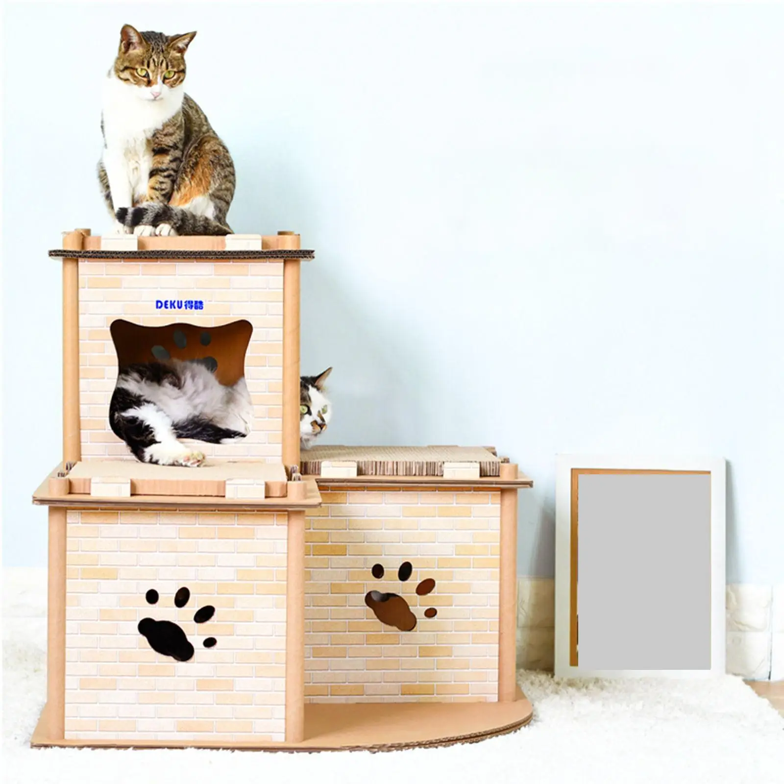Cat Scratch House Pet Supplies Sturdy Cat Scratch Condo Multifunctional Grinding Claws Furniture Protection Cat Scratcher Lounge
Cat Scratch House Pet Supplies Sturdy Cat Scratch Condo Multifunctional Grinding Claws Furniture Protection Cat Scratcher Lounge