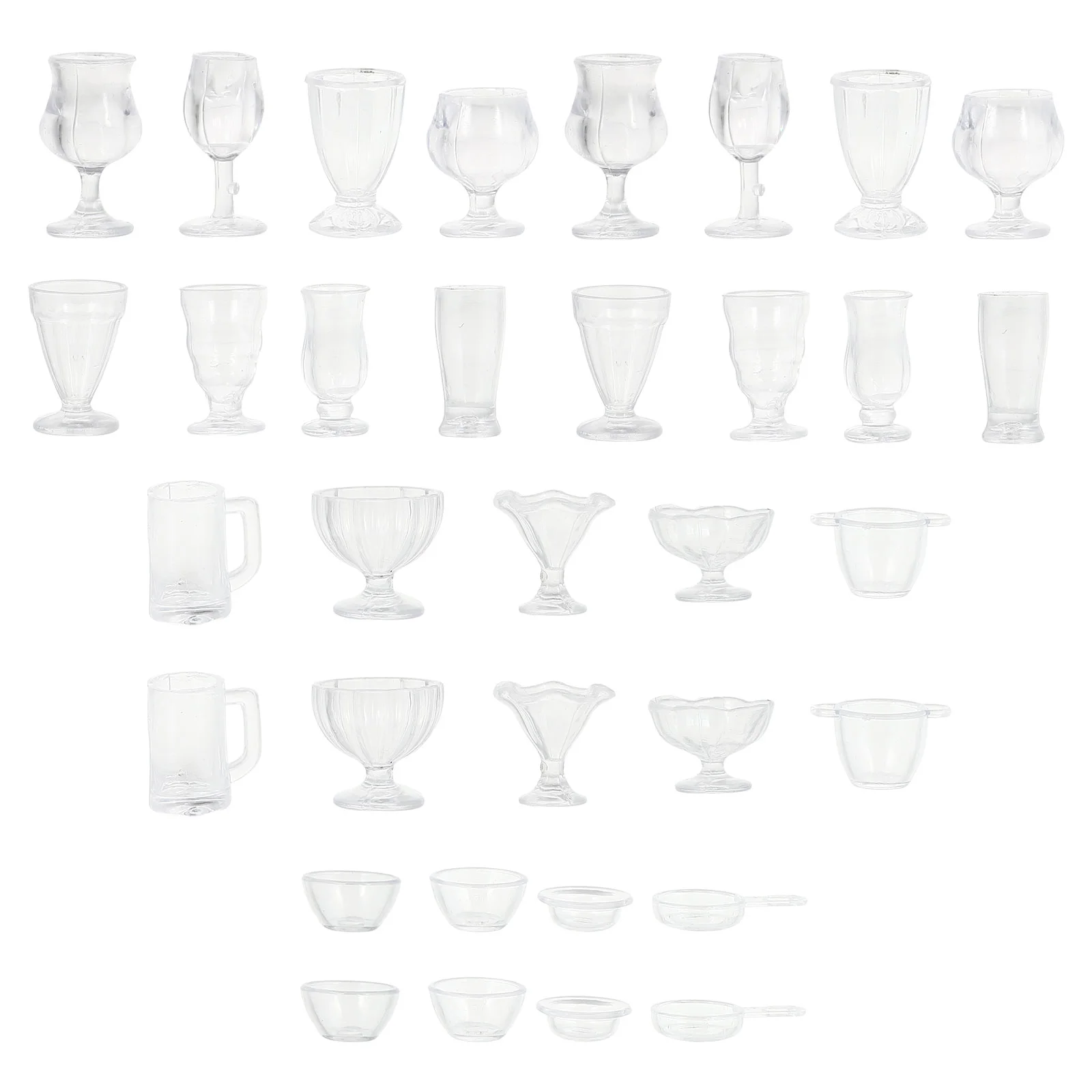 34 Pcs Candy Model Food Containers Miniature Cup House Ornaments Mug Plastic Child
34 Pcs Candy Model Food Containers Miniature Cup House Ornaments Mug Plastic Child