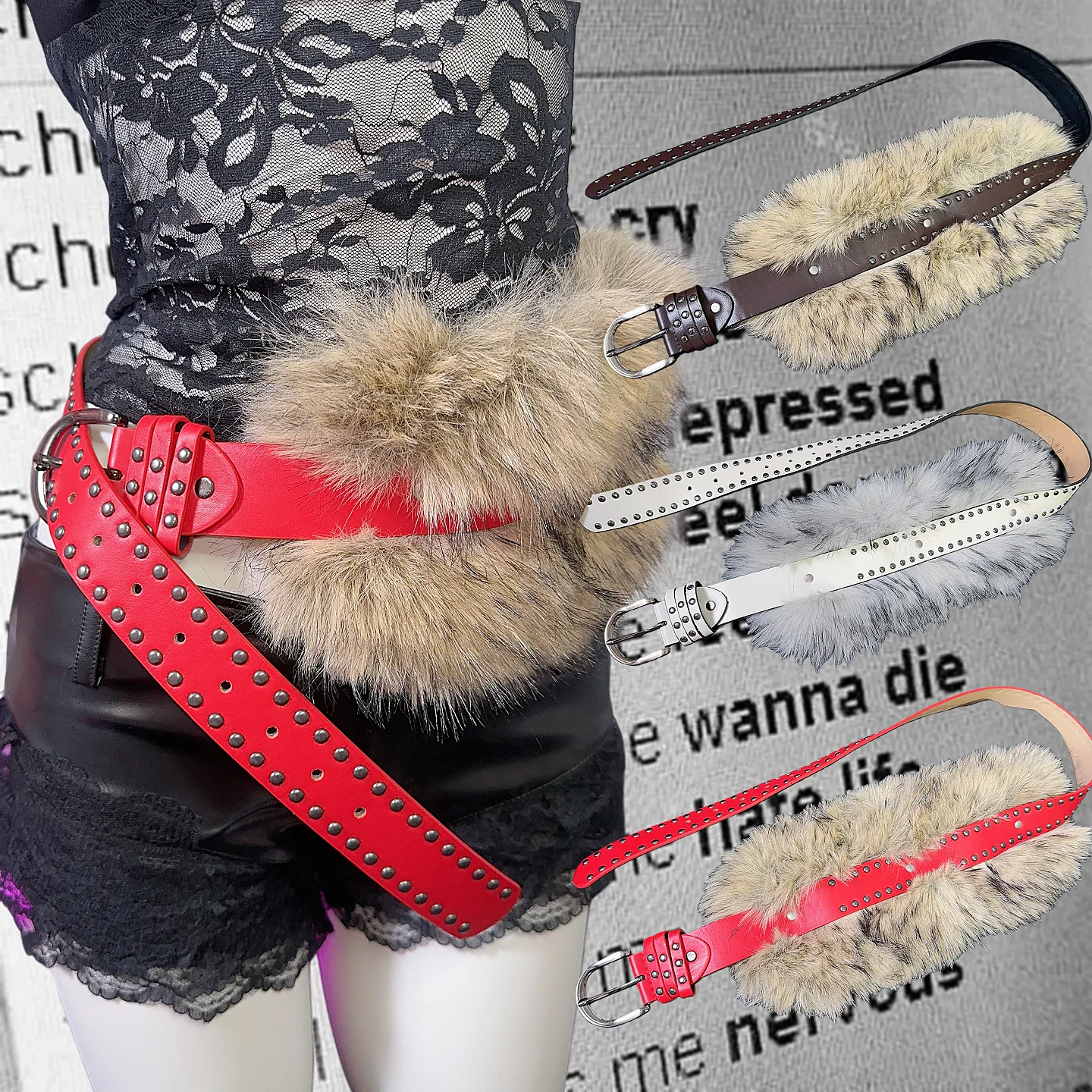 Пояс из искусственной кожи в стиле Y2K для миллениалов, с леопардовым принтом, заклепками, в стиле Yabi Culture, нишевая мода, панк, стритстайл
Пояс из искусственной кожи в стиле Y2K для миллениалов, с леопардовым принтом, заклепками, в стиле Yabi Culture, нишевая мода, панк, стритстайл