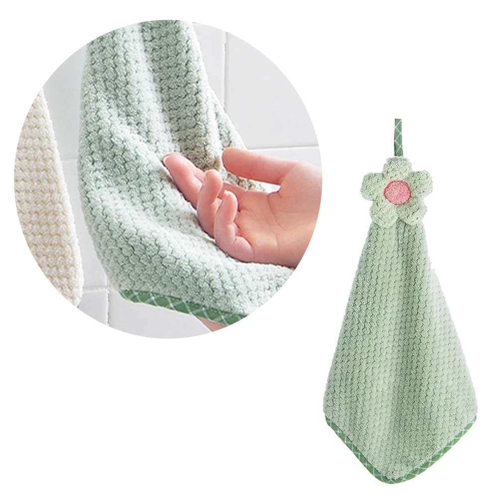 Hanging Hand Towel Water Absorbent Quick-drying Cloth No Fading Lint- Bathroom Office Practical Lanyard Design
Hanging Hand Towel Water Absorbent Quick-drying Cloth No Fading Lint- Bathroom Office Practical Lanyard Design