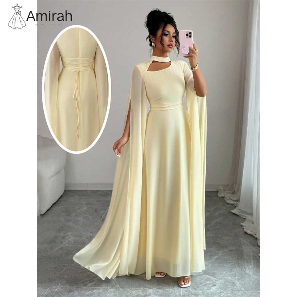 Amirah Custom Made Luxurious Women's Evening Dresses for Special Occasions A-line Tulle Luxury Evening Dress 2025 Round Collar
Amirah Custom Made Luxurious Women's Evening Dresses for Special Occasions A-line Tulle Luxury Evening Dress 2025 Round Collar