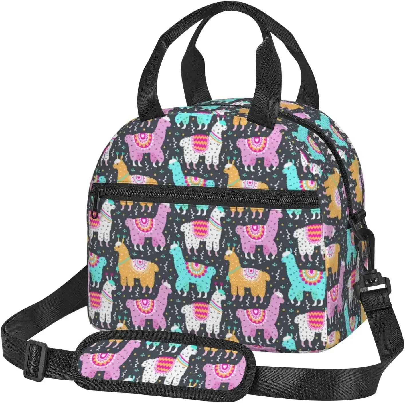 Indian Alpaca Lunch Bag Insulated Lunch Box for Women Men Reusable Leakproof Cooler Bag for Office Travel Picnic
Indian Alpaca Lunch Bag Insulated Lunch Box for Women Men Reusable Leakproof Cooler Bag for Office Travel Picnic