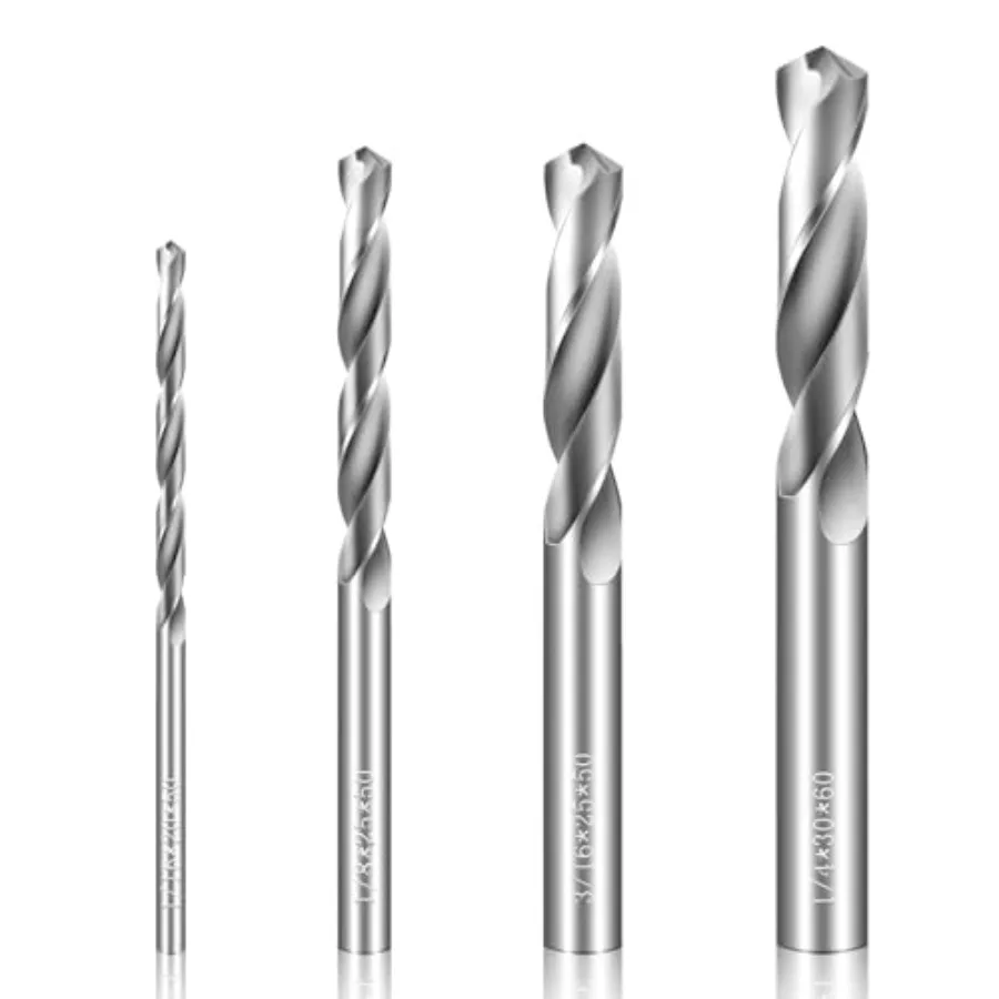Drill Bit Set 4 Pcs Solid Carbide Drill Bits 1/8" 1/4" 1/16" 3/16" Tungsten Carbide Drill Bits Metal Drill Bit Set for Aluminum
Drill Bit Set 4 Pcs Solid Carbide Drill Bits 1/8" 1/4" 1/16" 3/16" Tungsten Carbide Drill Bits Metal Drill Bit Set for Aluminum