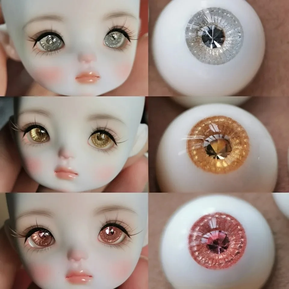 BJD Eyes doll eyes 12mm-16mm doll cute glitter diamond paste Eyes for toys 1/8 1/6 1/4 1/3 SD DD doll accessories 12mm-16mm doll
BJD Eyes doll eyes 12mm-16mm doll cute glitter diamond paste Eyes for toys 1/8 1/6 1/4 1/3 SD DD doll accessories 12mm-16mm doll