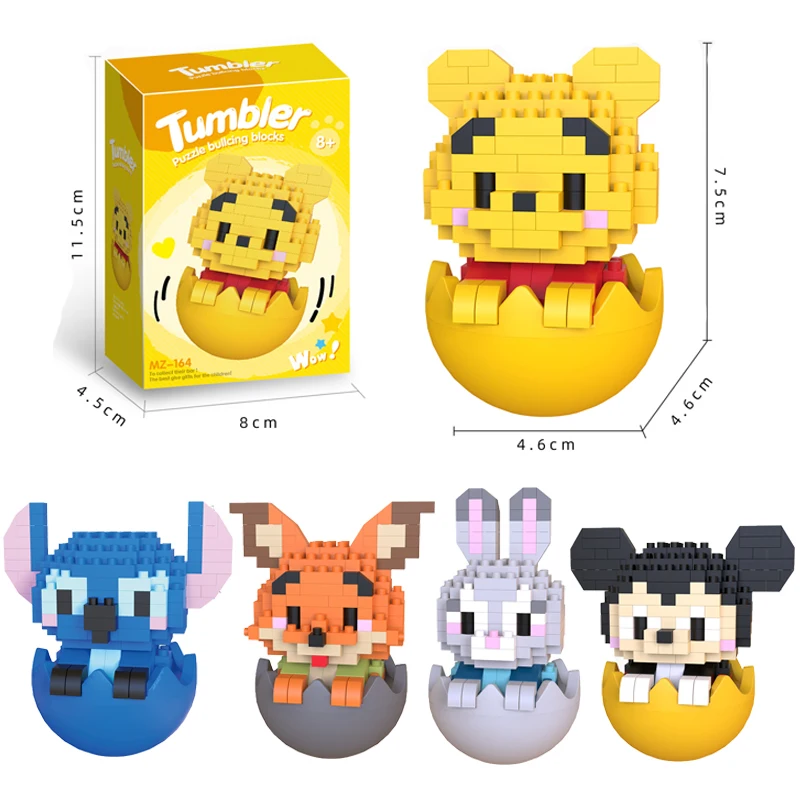 С коробкой Disney Building Block Фигурки Стич Микки Минни Винни Пух Серия DIY Настольные куклы Мультяшная игрушка для мальчиков и девочек Подарок
С коробкой Disney Building Block Фигурки Стич Микки Минни Винни Пух Серия DIY Настольные куклы Мультяшная игрушка для мальчиков и девочек Подарок