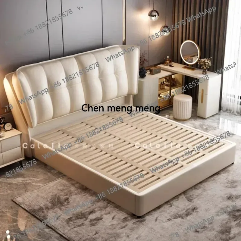 Design Platform Massage Bed Modern Leather Sleeping Princess Bed Bedroom Frame Double Queen Letto Matrimoniale Office Furniture
Design Platform Massage Bed Modern Leather Sleeping Princess Bed Bedroom Frame Double Queen Letto Matrimoniale Office Furniture
