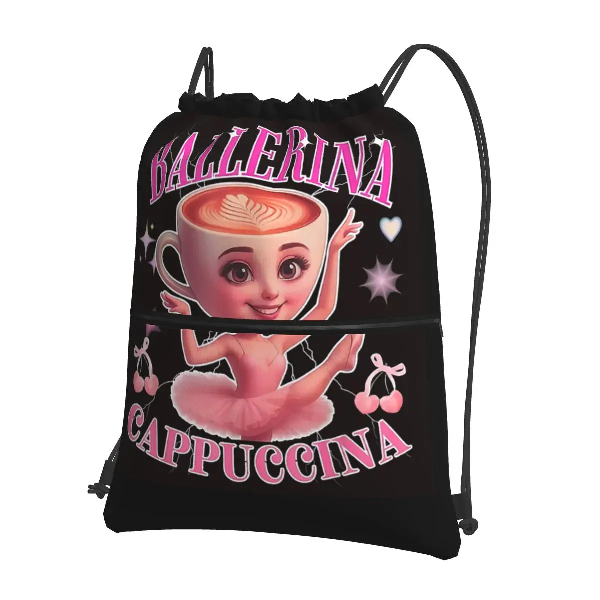 Cappuccino Ballerina Italian Brainrot Backpacks Casual Drawstring Bags Storage Bag Book Bags for Travel School
Cappuccino Ballerina Italian Brainrot Backpacks Casual Drawstring Bags Storage Bag Book Bags for Travel School