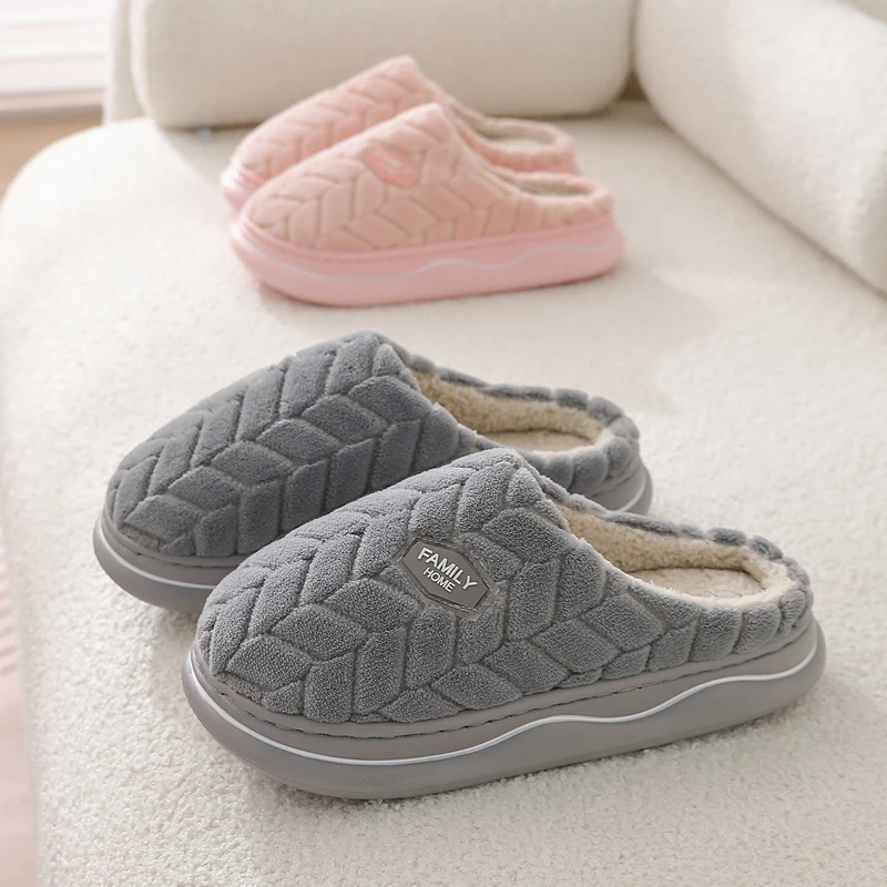 Winter Warm Men Cotton Shoes Women Thick Sole Home Slippers Soft Plush Anti-Slip Flats Indoor Slides Bedroom Fluffy Flip Flops
Winter Warm Men Cotton Shoes Women Thick Sole Home Slippers Soft Plush Anti-Slip Flats Indoor Slides Bedroom Fluffy Flip Flops