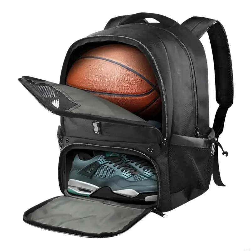 Large Sports Backpack For Basketball And Football Including Soft Layer And Ventilated Shoe Area
Large Sports Backpack For Basketball And Football Including Soft Layer And Ventilated Shoe Area