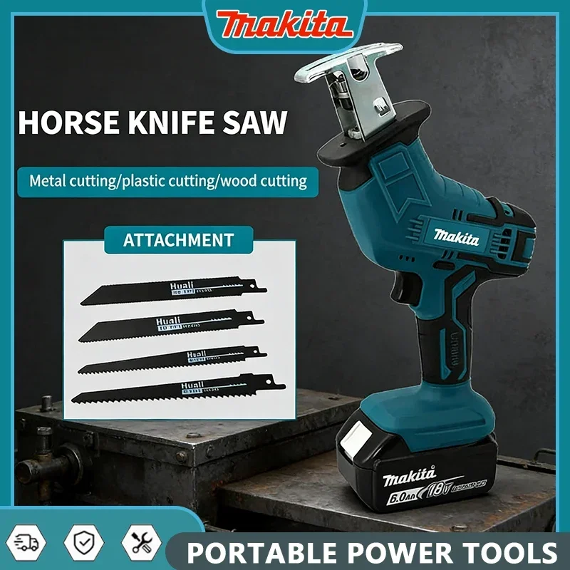 Makita ML-505 Cordless Reciprocating Saw Portable Power Tool for Wood Metal Pipe Cutting Electric Chain Saw
Makita ML-505 Cordless Reciprocating Saw Portable Power Tool for Wood Metal Pipe Cutting Electric Chain Saw