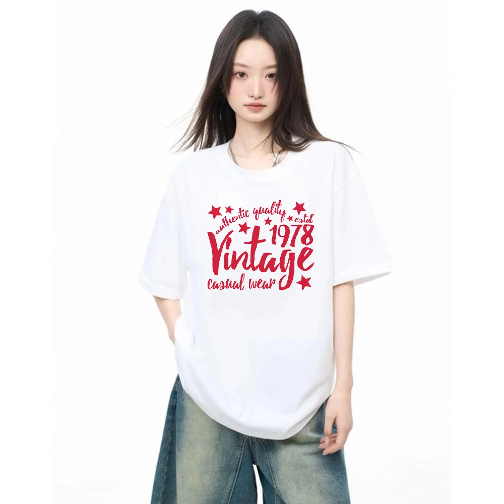 2025 Women's T-shirt Slim Korean O-neck Tees Y2k Stylish Comfortable Spring Summer Fashion Tops Female Short Sleeve T-Shirts
2025 Women's T-shirt Slim Korean O-neck Tees Y2k Stylish Comfortable Spring Summer Fashion Tops Female Short Sleeve T-Shirts