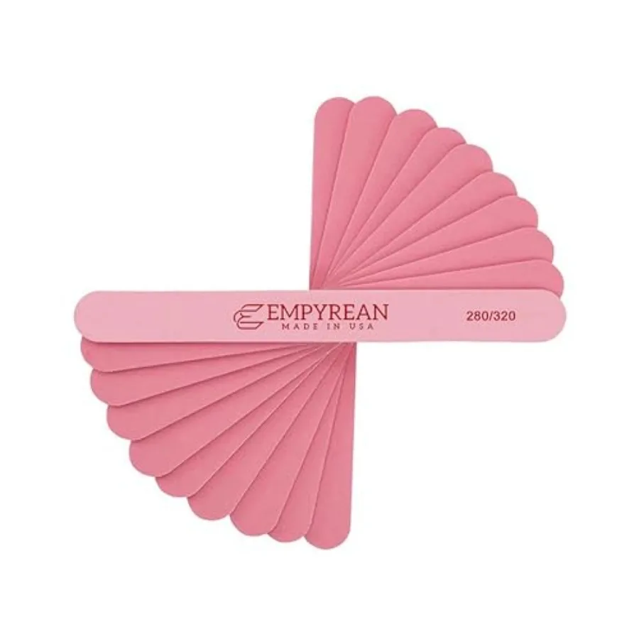 Empyrean Premium Nail Files Made in USA Fine 280/320 Extra Fine Disinfectable Washable Reuseable Pink Cushion File
Empyrean Premium Nail Files Made in USA Fine 280/320 Extra Fine Disinfectable Washable Reuseable Pink Cushion File