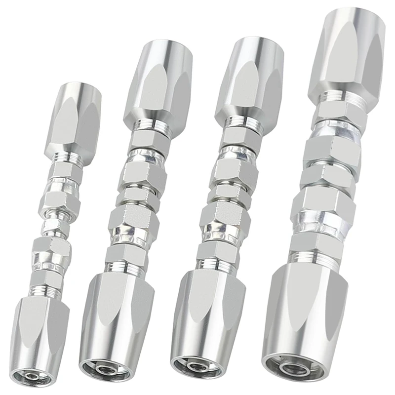 4PCS Hydraulic Fittings, Reusable Hydraulic Hose Repair Fittings Kit, 1/2Inch 3/8Inch 1/4Inch-AT64
4PCS Hydraulic Fittings, Reusable Hydraulic Hose Repair Fittings Kit, 1/2Inch 3/8Inch 1/4Inch-AT64