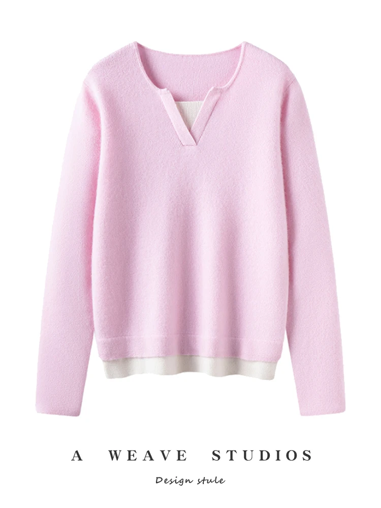 ADDONEE Women 100% Cashmere Sweater V-neck Long Sleeve Pullover Simple Basic Cashmere Knitwear Autumn Winter Female Clothes Top
ADDONEE Women 100% Cashmere Sweater V-neck Long Sleeve Pullover Simple Basic Cashmere Knitwear Autumn Winter Female Clothes Top