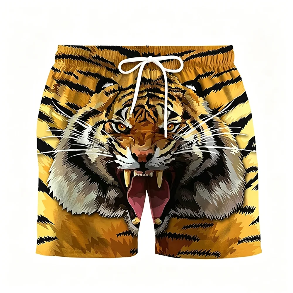 Men's 3D Animal Print Short Pants Tiger Snake Zebra Graphic Summer Outdoor Cool Drawstring Beach Shorts with Pocket
Men's 3D Animal Print Short Pants Tiger Snake Zebra Graphic Summer Outdoor Cool Drawstring Beach Shorts with Pocket