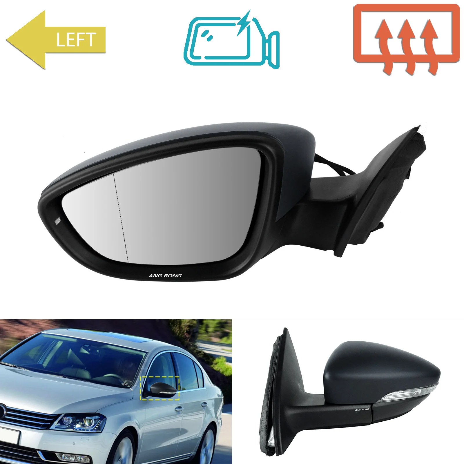 Left Side Door Wing Mirror Primer For 2010-2015 VW Passat B7 362 365 Heated Electric Rearview Assembly
Left Side Door Wing Mirror Primer For 2010-2015 VW Passat B7 362 365 Heated Electric Rearview Assembly