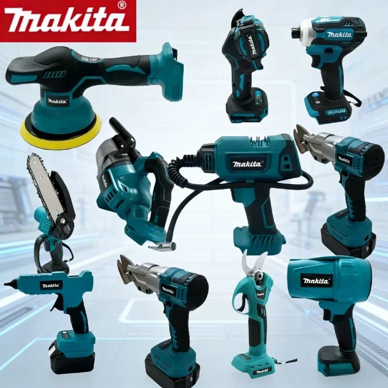 Makita Electric Brushless Cordless Impact Hammer Drill Angle Grinder Electric Circular Saw Fit 18V 20V Battery Combo Kits Power
Makita Electric Brushless Cordless Impact Hammer Drill Angle Grinder Electric Circular Saw Fit 18V 20V Battery Combo Kits Power