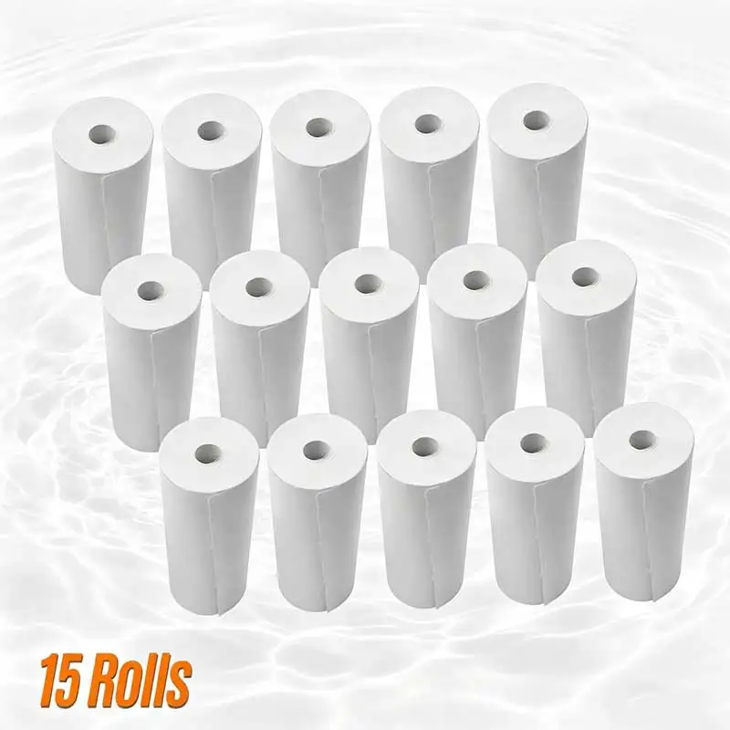 Thermal Paper Rolls 57X25mm Printer Paper Cash Register POS Receipt Paper For Kids Instant Camera Supermarket Printing 8/15 Roll
Thermal Paper Rolls 57X25mm Printer Paper Cash Register POS Receipt Paper For Kids Instant Camera Supermarket Printing 8/15 Roll