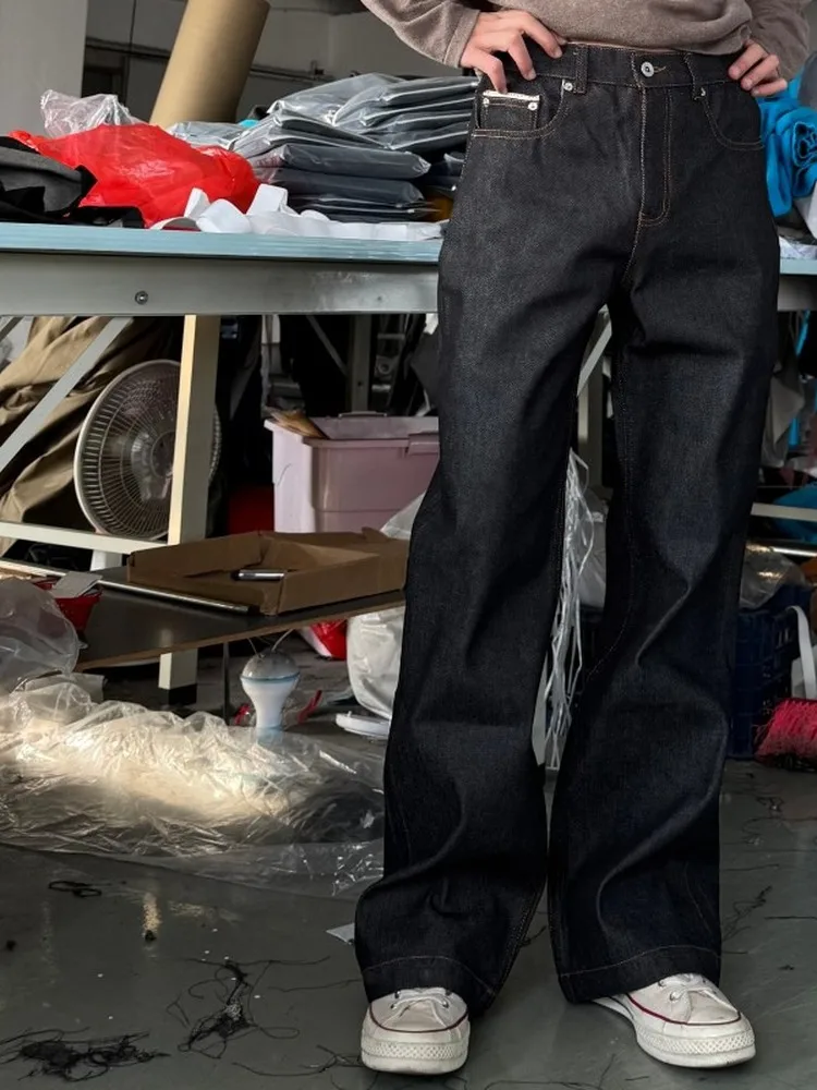 High Quality Affordable A-Line 14oz Denim Original Color Jeans Men's Loose Straight Leg Casual Trousers Trendy
High Quality Affordable A-Line 14oz Denim Original Color Jeans Men's Loose Straight Leg Casual Trousers Trendy