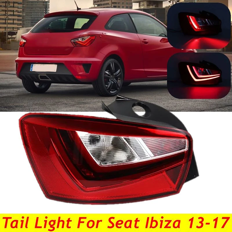 LED Car Rear Tail Light Tail Lamp Assembly Without Bulb Fit for Seat Ibiza 2013-2017 6J4945095L / 6J4945096L
LED Car Rear Tail Light Tail Lamp Assembly Without Bulb Fit for Seat Ibiza 2013-2017 6J4945095L / 6J4945096L