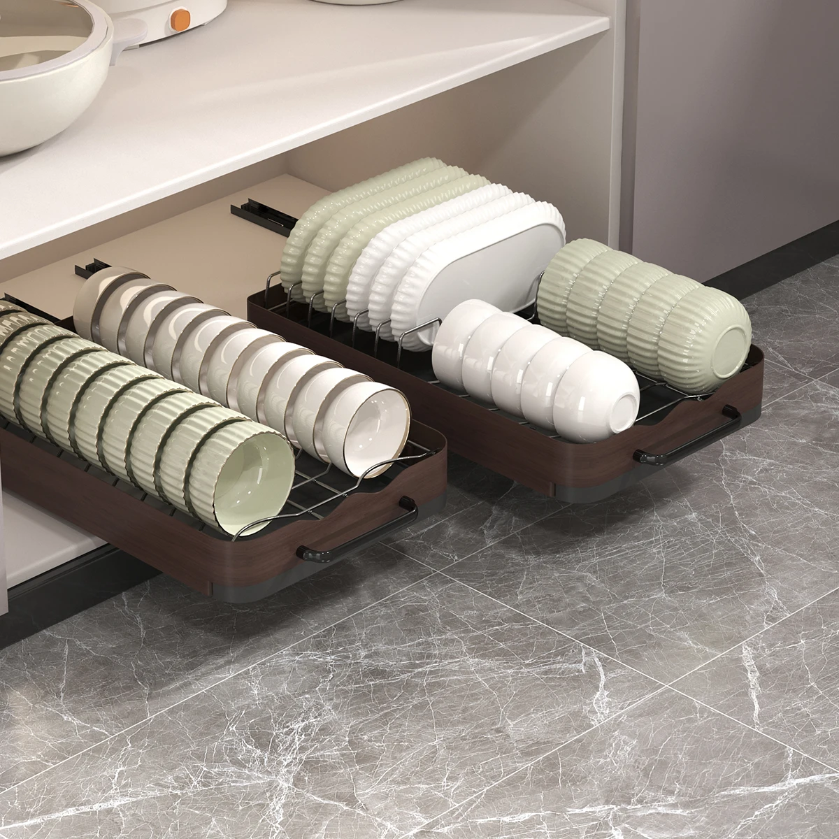 Kitchen Drawer Style Bowl And Dish Storage Rack under Cabinet Dish Drainer Organizer Sink Supply Rack for Kitchen Essentials
Kitchen Drawer Style Bowl And Dish Storage Rack under Cabinet Dish Drainer Organizer Sink Supply Rack for Kitchen Essentials