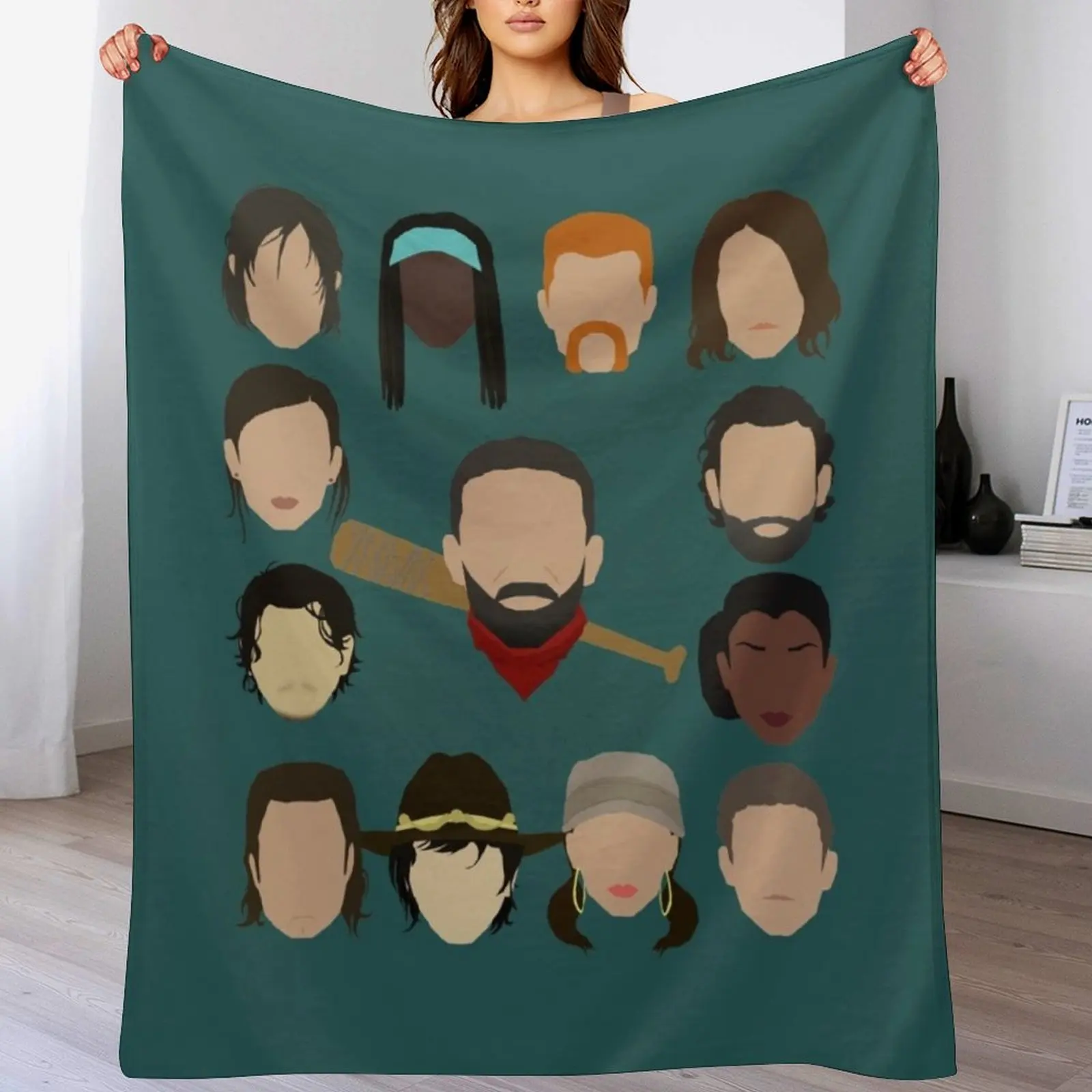 Who did Negan kill Throw Blanket Compact Warm Blanket for Car Road Trip
Who did Negan kill Throw Blanket Compact Warm Blanket for Car Road Trip